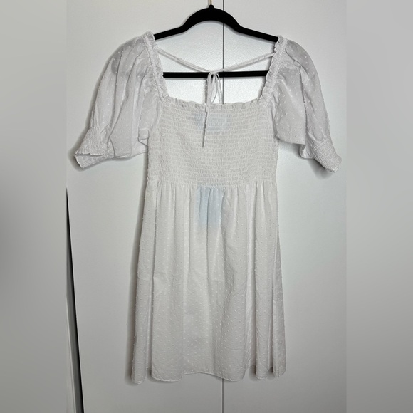 Hill House The Nap Dress White Swiss Dot NWT XS Smocked - Picture 8 of 10